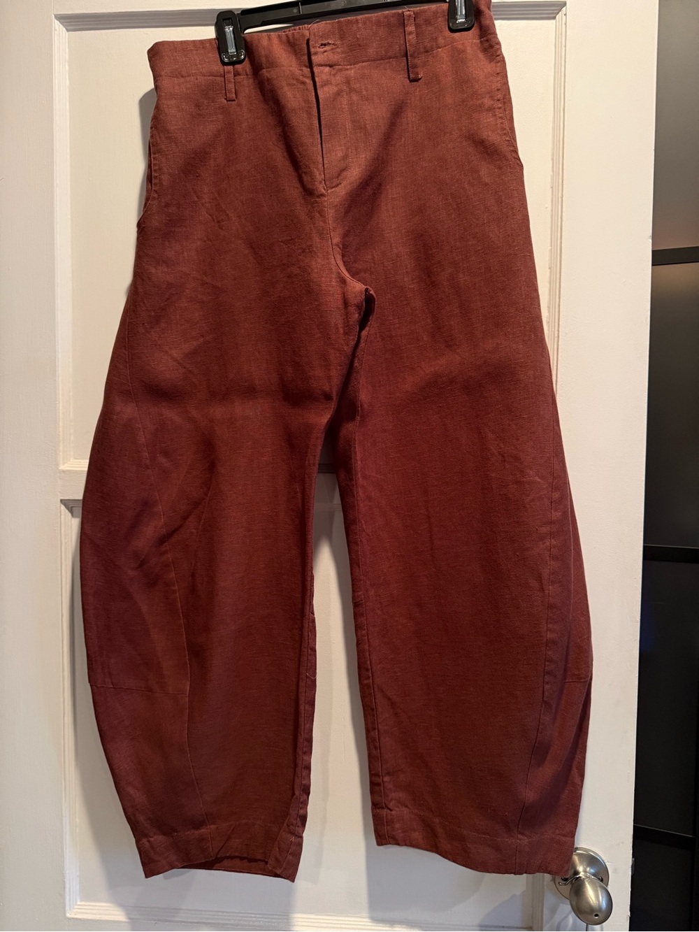Ruti Uptown Loose Linen Pants in Spice